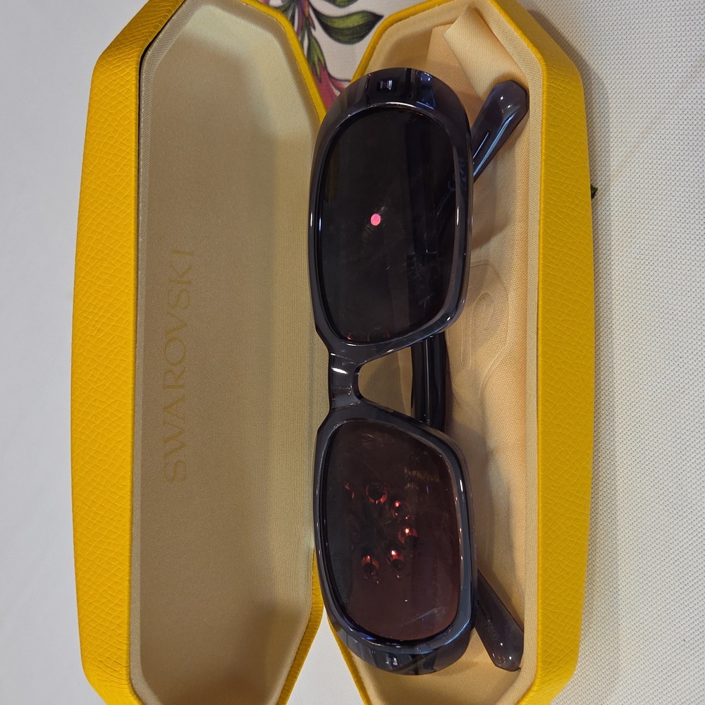 Swarovski Blue Sunglasses with Crystals - Picture 7 of 7